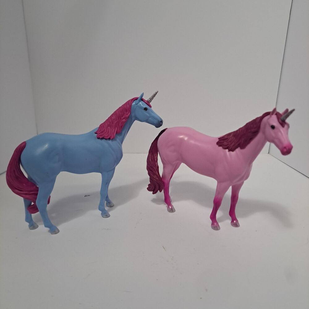 Pink and Blue Unicorns